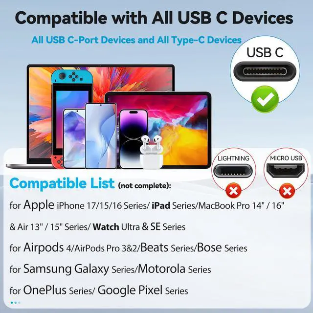 Alt view image 2 of 7 - Silicone USB C Dust Plug,4-in-1 27 Pack Type C Anti Dust Plug Cleaning Tool Set,USB C Plug Cover Charging Port Protector for iPhone 15/16/17, Kindle, Samsung, One Plus, All USB C-Port Devices