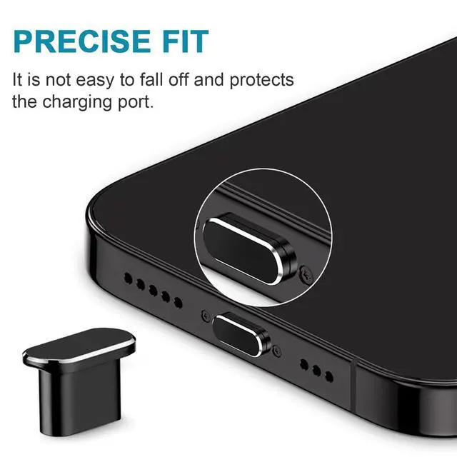 Alt view image 3 of 6 - USB C Dust Plug, USB C Port Plug Cover Compatible with iPhone 17, Ari,17 Pro,17 Pro Max, iPhone 16/15 (Pro, Plus, Pro Max) Galaxy S24S8, iPad & Type-C Devices Charging Port Protector Dust Cover