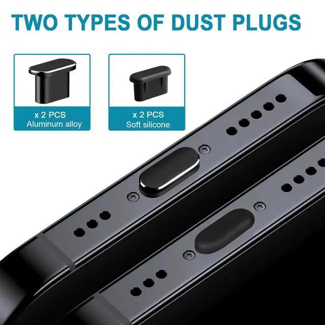 Alt view image 4 of 6 - USB C Dust Plug, USB C Port Plug Cover Compatible with iPhone 17, Ari,17 Pro,17 Pro Max, iPhone 16/15 (Pro, Plus, Pro Max) Galaxy S24S8, iPad & Type-C Devices Charging Port Protector Dust Cover