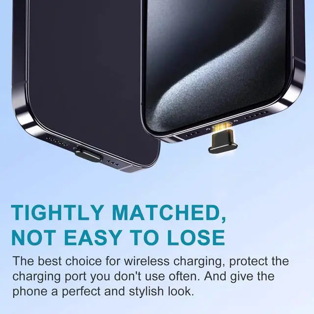 Alt view image 6 of 6 - USB C Dust Plug, USB C Port Plug Cover Compatible with iPhone 17, Ari,17 Pro,17 Pro Max, iPhone 16/15 (Pro, Plus, Pro Max) Galaxy S24S8, iPad & Type-C Devices Charging Port Protector Dust Cover