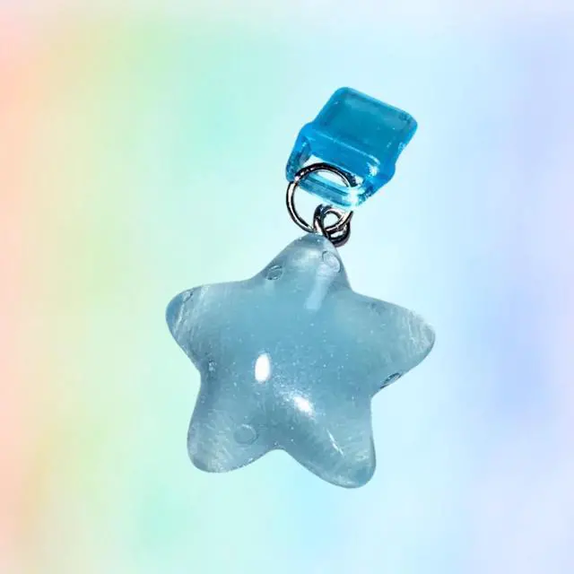 Alt view image 7 of 7 - Kindle Dust Plug Charm,7 Pack Cute Bookish Cat Bear Star Glow in the Dark Charms Compatible with Kindle Paperwhite 2021 Released,Type C/USB C Dust Plug Port Cover Accessories for IPhone Gift (Star)