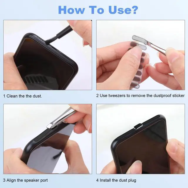 Alt view image 7 of 7 - USB C Dust Plug for iPhone 15 16 17 Series, USB C Port Cover Phone Speaker Cover, Phone Charging Port Cleaner for Samsung Galaxy S23, S22 Ultra S21 FE S20, Note 20 and All Type-C Devices
