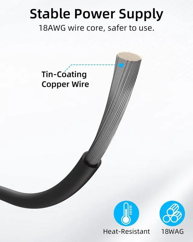 Alt view image 4 of 7 - 18AWG 6 Pin to SATA Power Cable,5V/3A SATA Power Y Splitter,ATX 6 Pin to Dual SATA 15 Pin Female with Slimline Optical Drive Port, Upgrade Cable for SSD HDD DVD Drive.(50CM)