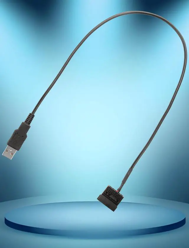 Alt view image 3 of 7 - 2-Pack USB to SATA Power Cable, 50cm 22AWG Tinned Copper Cord for 2.5'' SATA HDD/SSD, Power Supply via USB Port/Charger/Power Bank (No Data Transfer, 5V Only, Not for 3.5'' Devices)