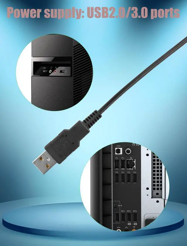 Alt view image 5 of 7 - 2-Pack USB to SATA Power Cable, 50cm 22AWG Tinned Copper Cord for 2.5'' SATA HDD/SSD, Power Supply via USB Port/Charger/Power Bank (No Data Transfer, 5V Only, Not for 3.5'' Devices)