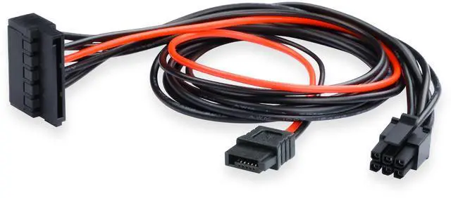 Main image of Mini 6-Pin to SATA 15-Pin + 6-Pin Power Cable for Inspiron 3650, 3668, 3670, 3267, 3268, 3660 Desktops | Supports HDD, SSD & Slimline CD/DVD-ROM