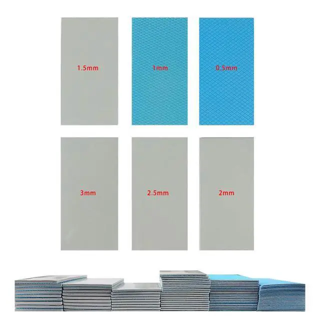 Alt view image 3 of 6 - TSP-168 Thermal Pad (85x45mm x 0.5mm) - High Conductivity, Non-Conductive Gray Heat Dissipation Pad for PCBs, GPUs, Laptops & Electronics
