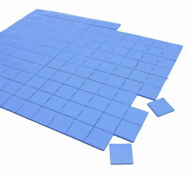 Main image of 100 Pcs Thermal Conductive Silicone Pads, Soft Cooling Thermal Pad Silicone Thermal Pads for Laptop, Heatsink, GPU, CPU, LED (Size:10mmx10mmx1mm)