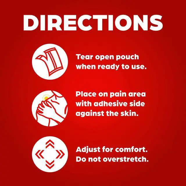 Alt view image 7 of 7 - Portable Heating Pads for Muscle & Joint Pain Relief - Adhesive Heat Wraps, Drug-Free Heat Therapy - Flexible, Discreet Heat Patches for Daily Comfort & Wear - 4 Count