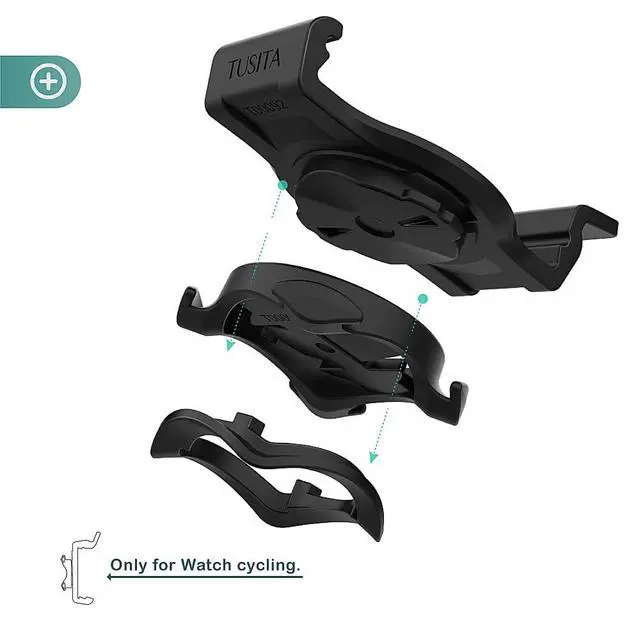 Alt view image 3 of 7 - 22mm QuickFit Quarter-Turn Bike Mount Compatible with Garmin Fenix 6 Pro, Fenix 7, Epix 2, Quatix 6 Titanium