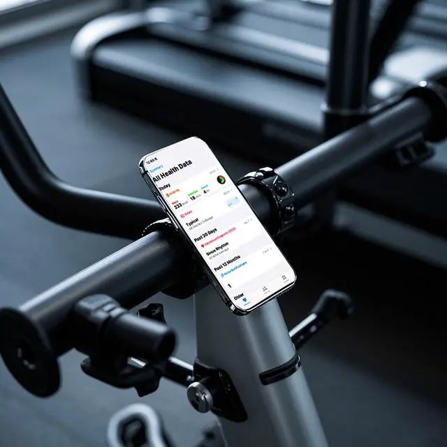 Alt view image 5 of 7 - Gym Fitness MagSafe Phone Mount , Magnetic Bar Mount, Adjustable Strap, Compatible with Gym Equipment, Stroller, Shopping Cart, Exercise Bikes, Steering Wheel. for iPhone 16pro Max,15, 14, 13 Series