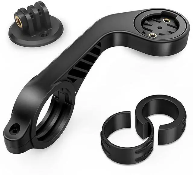 Main image of Out Front Mount Compatible with Garmin Edge GPS Bike Computer, XOSS G/G+, iGPSPORT - Cycling Handlebar 25.4mm 31.8m