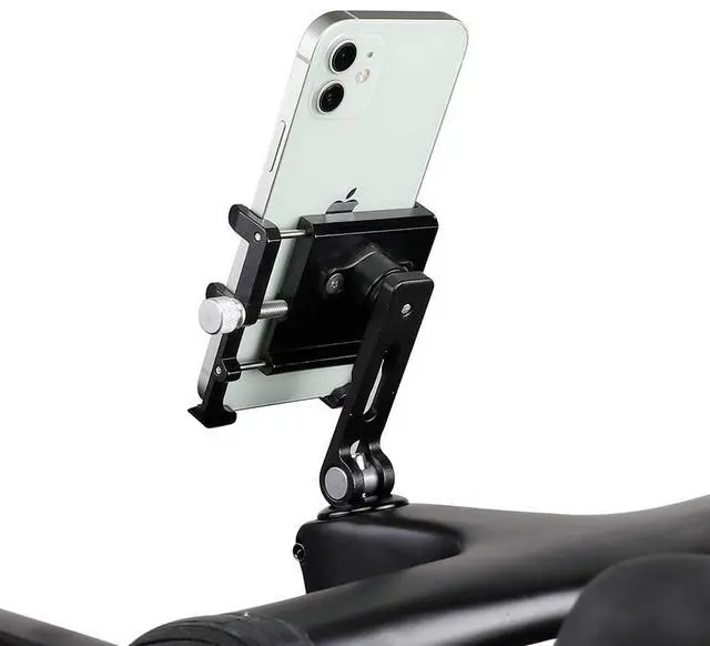Main image of G-95 Bicycle Stem Cellphone Mount Aluminum Alloy Handlebar Mobilephone Support Adjustable Bottom Bracket with Bottom Holder