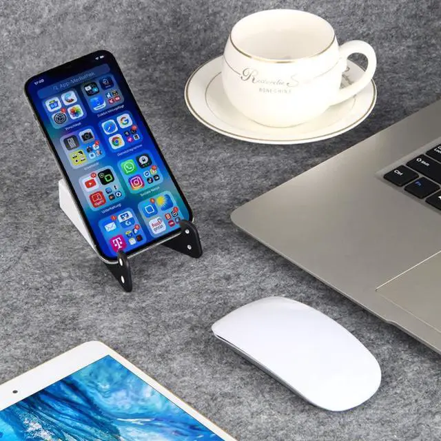 Alt view image 5 of 7 - 8 PCS Universal Pocket-Sized Colorful Portable Foldable V Model Mobile Phone Holder, Desktop Stand Mount Holder Cradle Compatible with iPads,Tablets,E-Readers,Cellphones, Kindles, Pack of 8