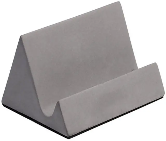 Main image of Concrete phone stand, desktop phone stand, multifunctional stand, compatible with iPhone 16/15/14/13/12 smartphones (Grey)