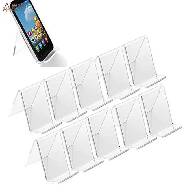 Main image of 10x Mobile Phone Display Holder Cellphone Stand Retail Show Rack Mounts Acrylic