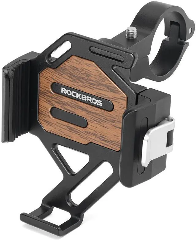 Main image of Bike Phone Holder, Quick Release Aluminum Alloy Bike Phone Mount, 360 Rotatable, Universal Bicycle Mount for 4.5''-7.2'' Phones
