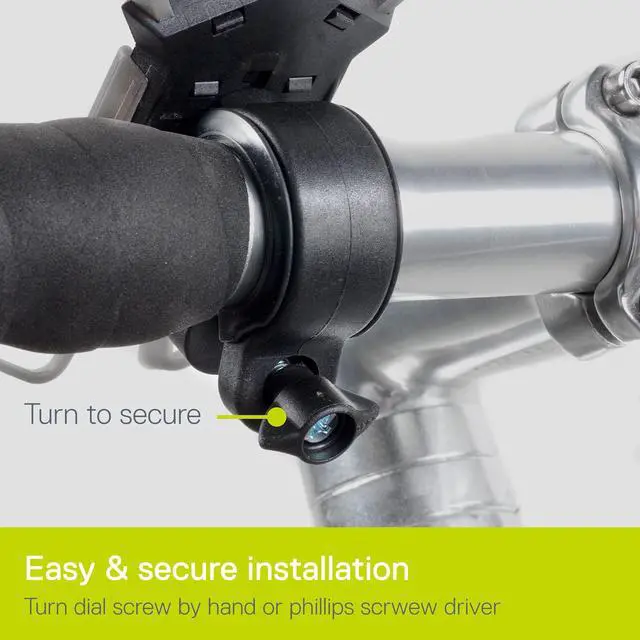 Alt view image 7 of 7 - Bike Phone Mount Cycle - Xmount Bicycle Phone Holder Adjusts to Any Handlebar & Fits Any Phone or iPhone - Easily Accessible Bike Accessories for Adult Bikes