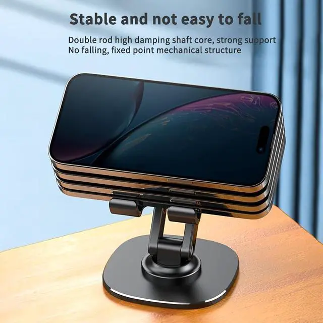 Alt view image 5 of 7 - 2 Pack Adjustable Phone Stand, Black + White