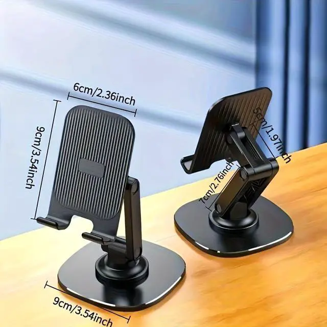Alt view image 6 of 7 - 2 Pack Adjustable Phone Stand, Black + White