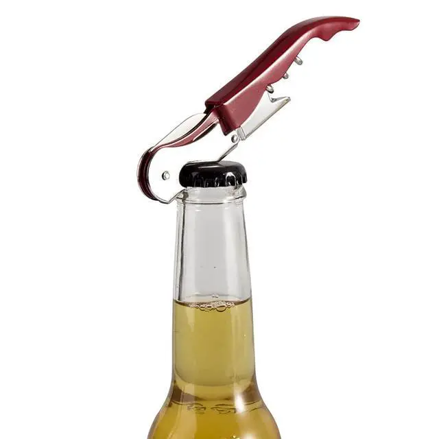 Alt view image 6 of 7 - Waiter Corkscrew Professional Wine Opener with Foil Cutter,Manual Wine Bottle Opener for Servers, Bartenders and Waiter (1, Black)