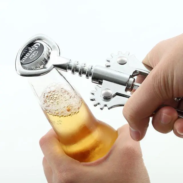 Alt view image 2 of 6 - Wing Corkscrew Wine Opener by - Premium All-in-one Wine Corkscrew and Bottle Opener - Risk Free