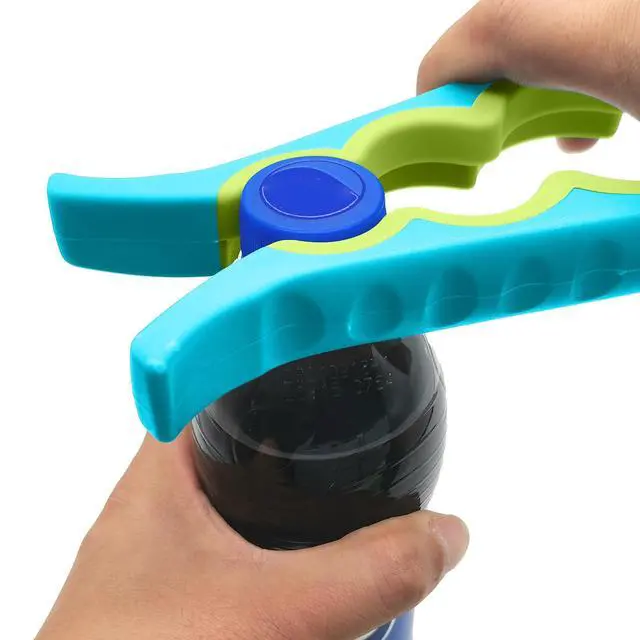 Alt view image 5 of 6 - Jar Opener Bottle Opener and Can Opener for Weak hands, Seniors with Arthritis and Anyone with Low Strength, Mutil Jar Opener Get Lids Off Easily (Blue)