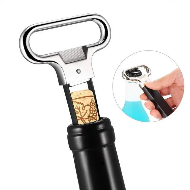 Alt view image 2 of 3 - Ah-So Wine Opener Corkscrew Wine Bottle Opener Two-Prong Cork Puller
