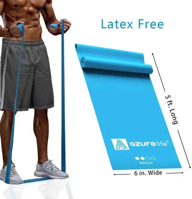 Alt view image 2 of 7 - Professional 8 Yards Bulk Resistance Bands Rolls or 5,6,7 ft. Long Non-Latex Elastic Exercise Bands, Stretch Bands for PT, Yoga, Pilates, Rehab, at-Home or The Gym Workouts