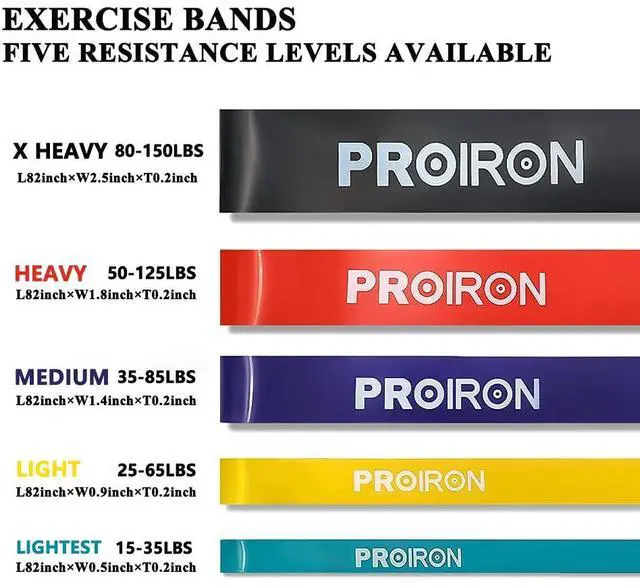Alt view image 5 of 7 - Resistance Bands Pull Up Assistance Bands Comfortable Anti-Slip Exercise Bands for Pull up Dip Squat Gym Workout Physical Therapy Stretch Bands for Men & Women - Length 82inch208cm