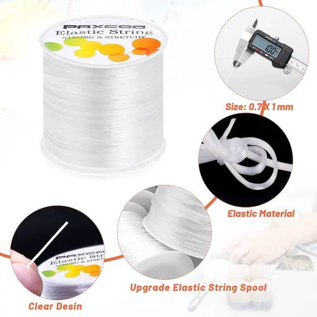 Alt view image 2 of 7 - Elastic Bracelet String Cord Stretch Bead Cord for Jewelry Making and Bracelets Making
