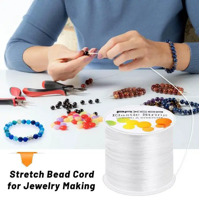 Alt view image 6 of 7 - Elastic Bracelet String Cord Stretch Bead Cord for Jewelry Making and Bracelets Making