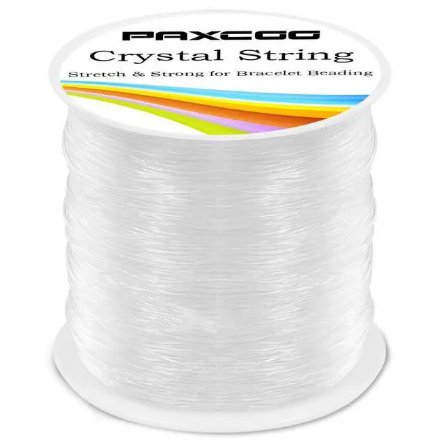 Alt view image 2 of 6 - 0.8mm Elastic String, Stretchy Bracelet String Crystal String Bead Cord for Bracelet, Beading and Jewelry Making (120 m)