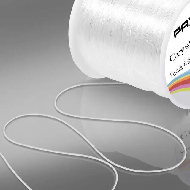 Alt view image 5 of 6 - 0.8mm Elastic String, Stretchy Bracelet String Crystal String Bead Cord for Bracelet, Beading and Jewelry Making (120 m)