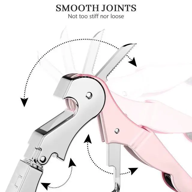 Alt view image 5 of 7 - 2-Pack Wine Opener, Waiter Corkscrew Wine Key for Server, Pink