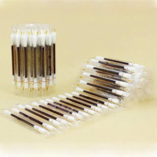 Alt view image 4 of 5 - 150 Individually Wrapped - lodine Cotton Swabs Solution Filled First Aid Swabsticks Wound Care, Piercing, Cleaning, Travel & Home Use