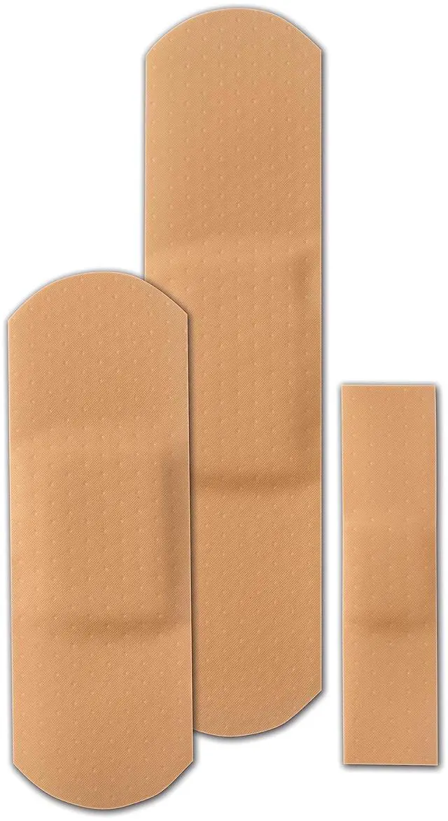 Alt view image 2 of 7 - First Aid Plastic Bandages Assorted Sizes 110 Count