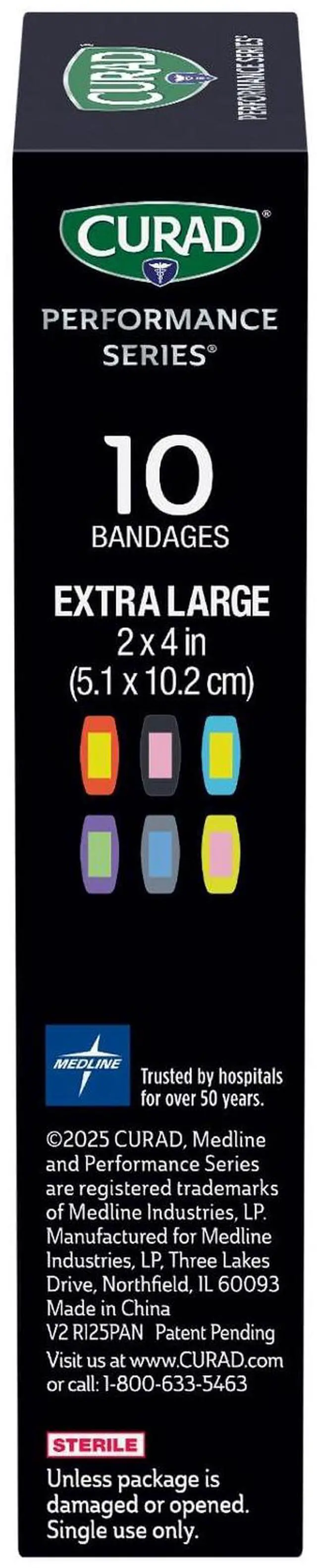 Alt view image 4 of 7 - Performance Series® Extra Large Antibacterial Bandages, Box of 10
