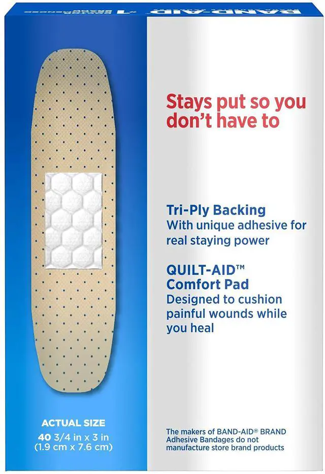 Alt view image 2 of 6 - Brand Tru-Stay Sheer Strips Adhesive Bandages for First Aid and Wound Care, All One Size, 40 ct