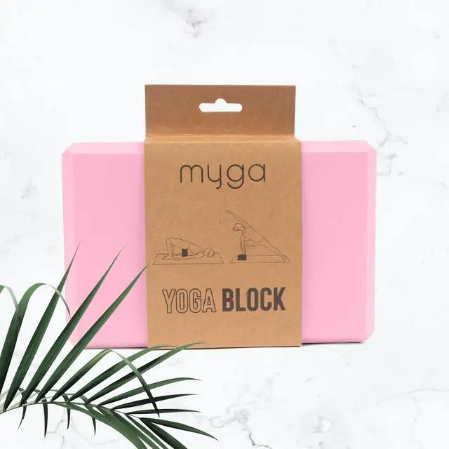 Alt view image 4 of 7 - Yoga Block,Lightweight EVA Foam Yoga Brick,High Density Non-Slip Block for Yoga Poses, Pilates, Balance and Flexibility,Dusty Pink