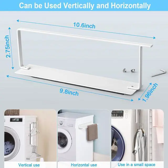 Alt view image 3 of 7 - Hanger Organizer Magnetic Hanger Holder for Washing Machine Laundry Room Organization,Clothes Hangers Stacker Coat Hanger Stacker Stand Rack for Adult Kids Velvet Pants Hangers Storage