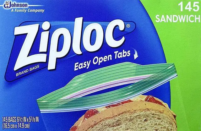 Main image of Ziploc Sandwich Bags - Box of 145ct