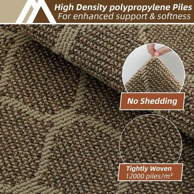 Alt view image 4 of 7 - Kitchen Rug Non Slip Washable 20"x32", Absorbent Kitchen Mats for Floor, Runner Rugs for Kitchen Floor, 100% Polypropylene Kitchen Sink Rug (Beige)