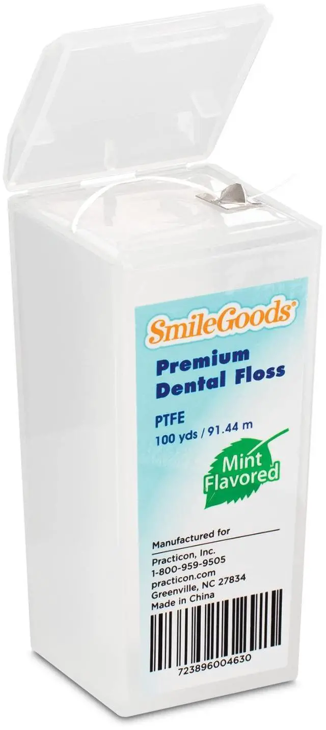 Main image of SmileGoods Premium PTFE Dental Floss, 100 yards, Mint Flavored