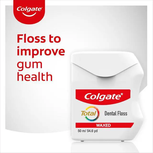 Alt view image 2 of 7 - Total Pro Gum Health Interdental Floss 25m - Waxed Tooth Floss - Improves Gum Health - Helps Reduce Gum Problems - Helps Reduce Tooth Decay - Removes Plaque Between Teeth and Gums