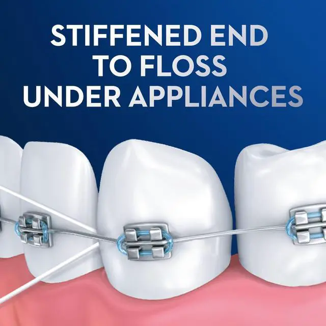 Alt view image 6 of 7 - Super Floss Pre-Cut Strands, Dental Floss for Bridges, Braces and Wide Spaces, 100 Strands