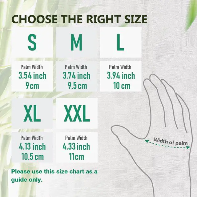 Alt view image 7 of 7 - COOLJOB 2 Pairs Gardening Gloves for Women and Men, Bamboo Working Gloves Touchscreen, Grippy Nitrile Rubber Coated Work Gloves, Green/Black, Large Size (2 Pairs L)