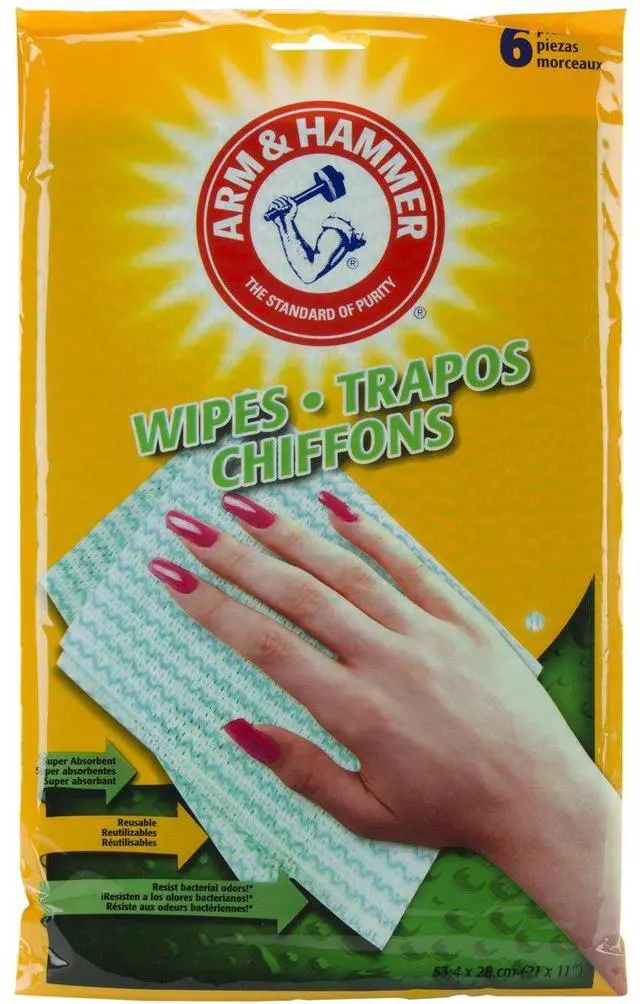 Main image of Reusable Wipes 6/Pkg-Green