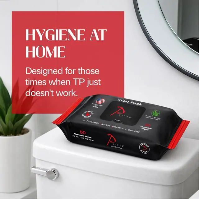 Alt view image 2 of 7 - Flushable Wipes Toilet Pack