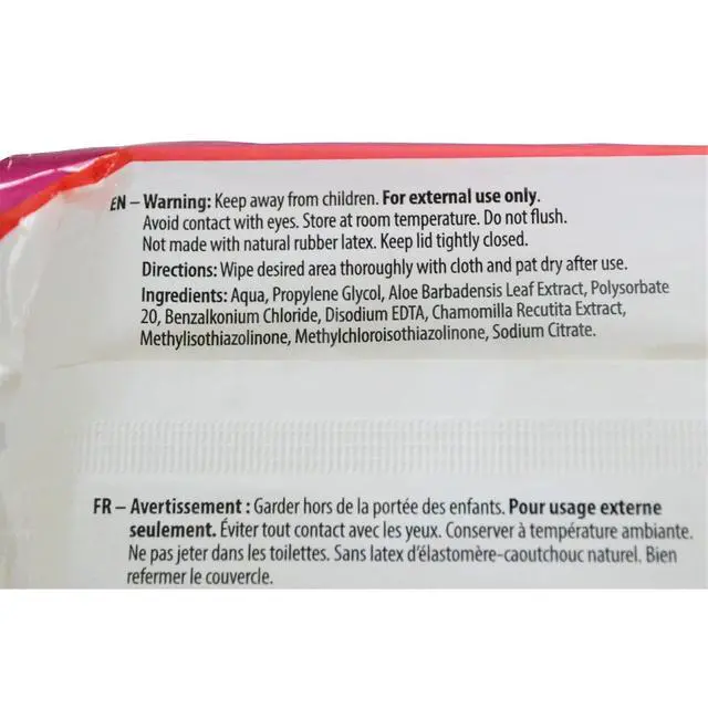 Alt view image 2 of 2 - 2AWU-96 Personal Cleansing Wipe, Non-Flushable, Fragrance Free, 9 X 13IN, 1 Pack of 96 Wipes